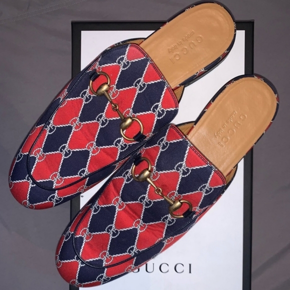 Gucci Princetown Slides Mules US 10 - Picture 1 of 5